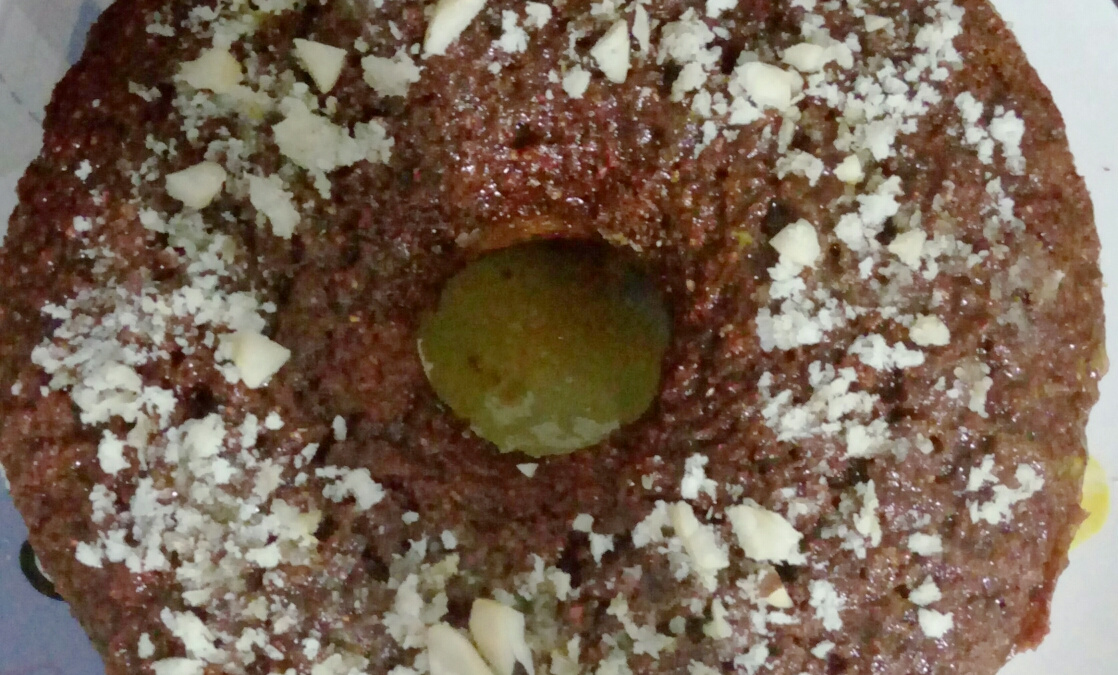 Bolo integral de beterraba