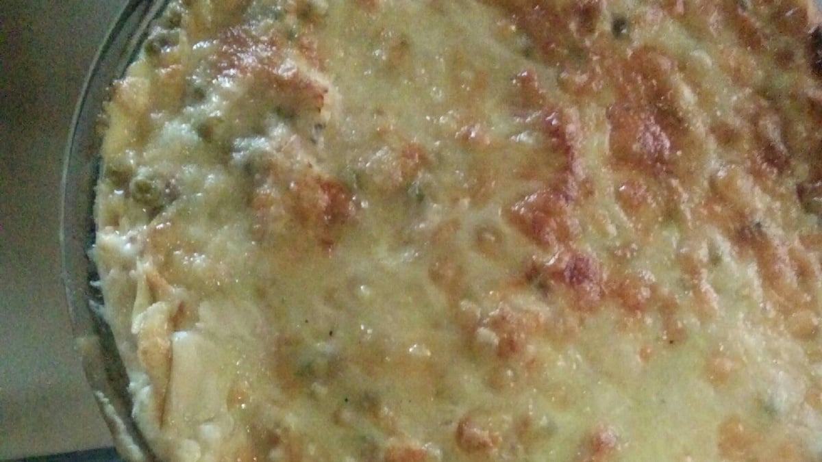 Macarronada cremosa de frango