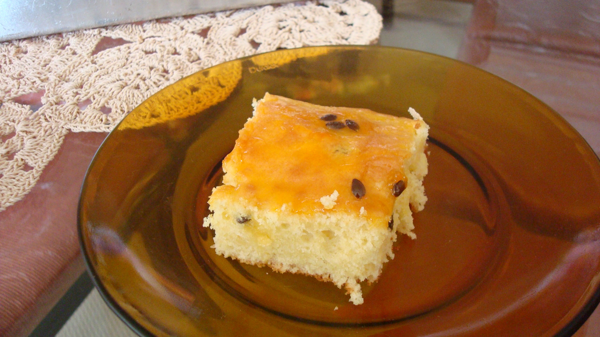 Bolo de maracujá