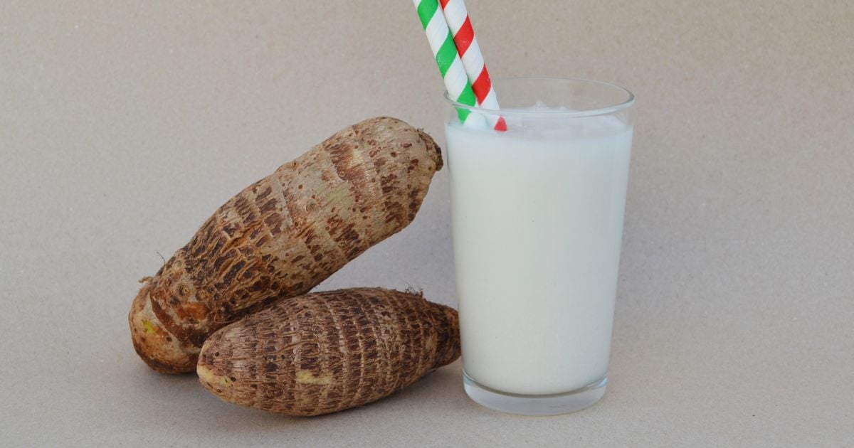 Suco de inhame com limão