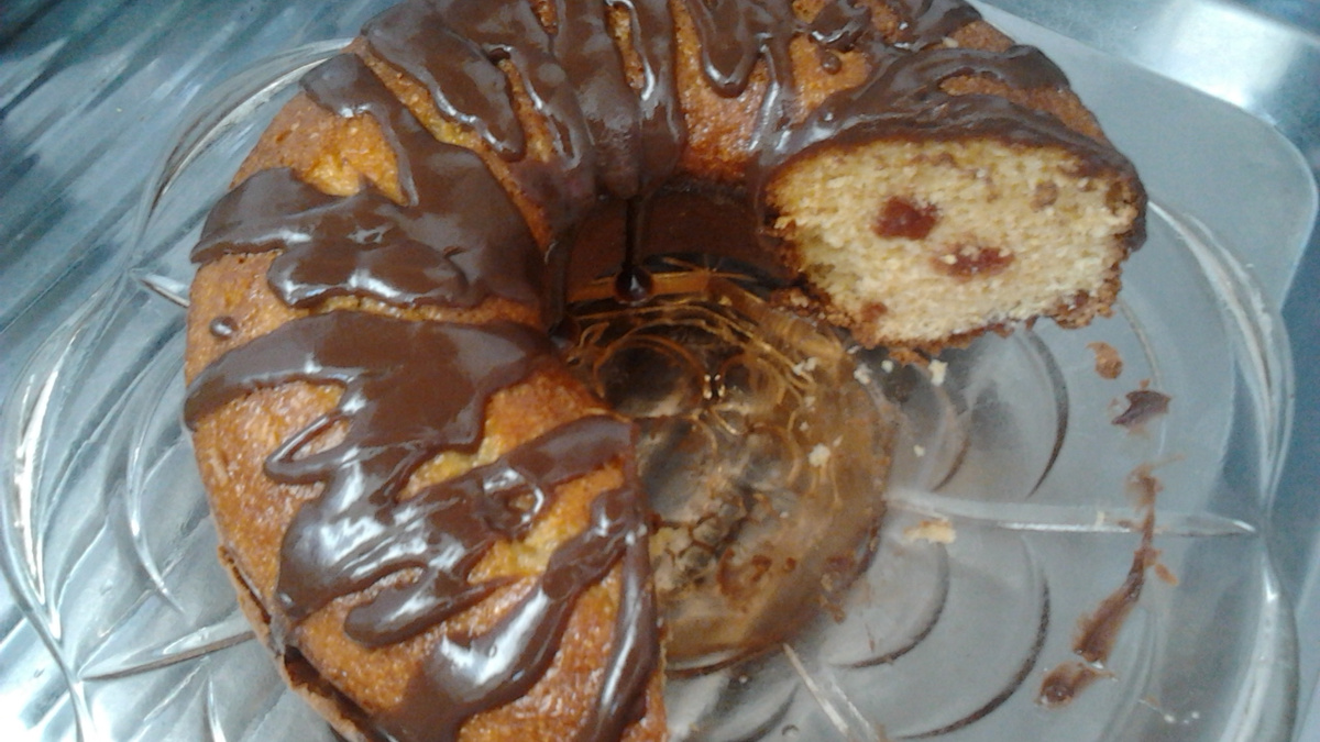 Bolo de goiabada no liquidificador