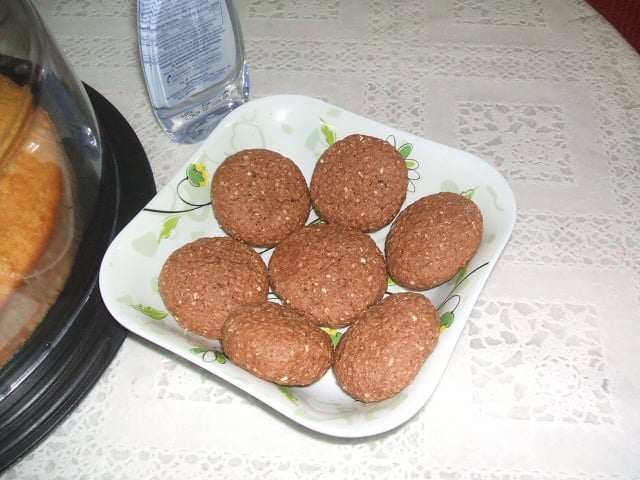 Cookies diet de aveia e chocolate