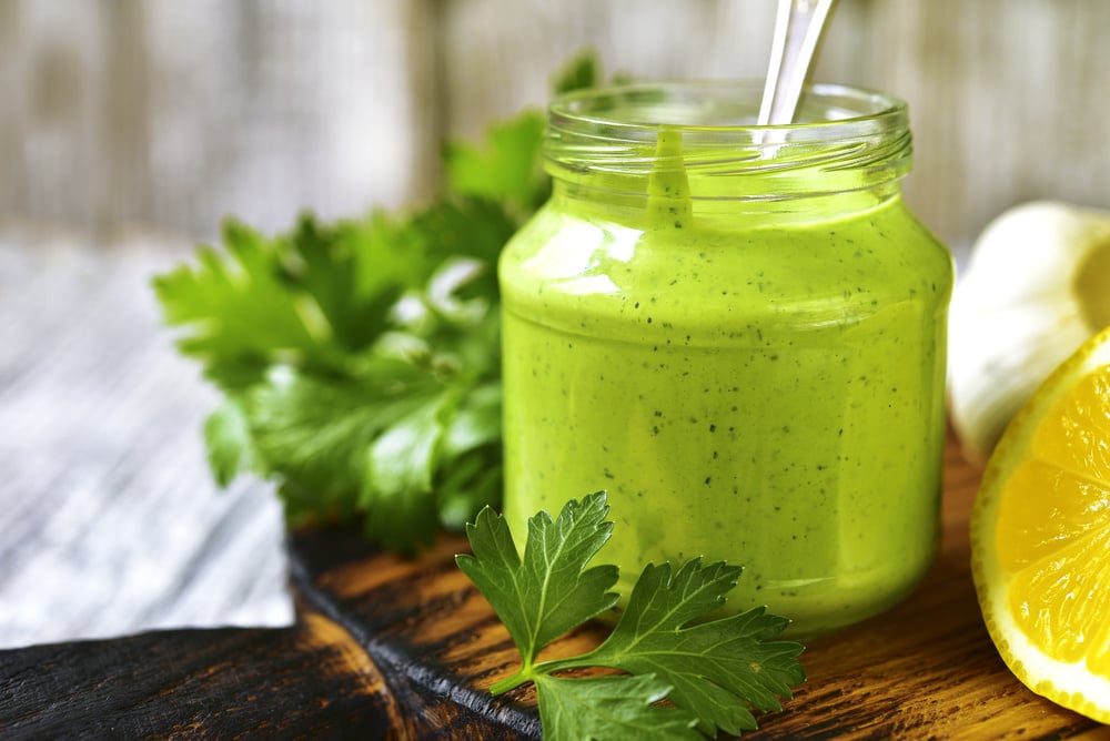 Molho para salada verde