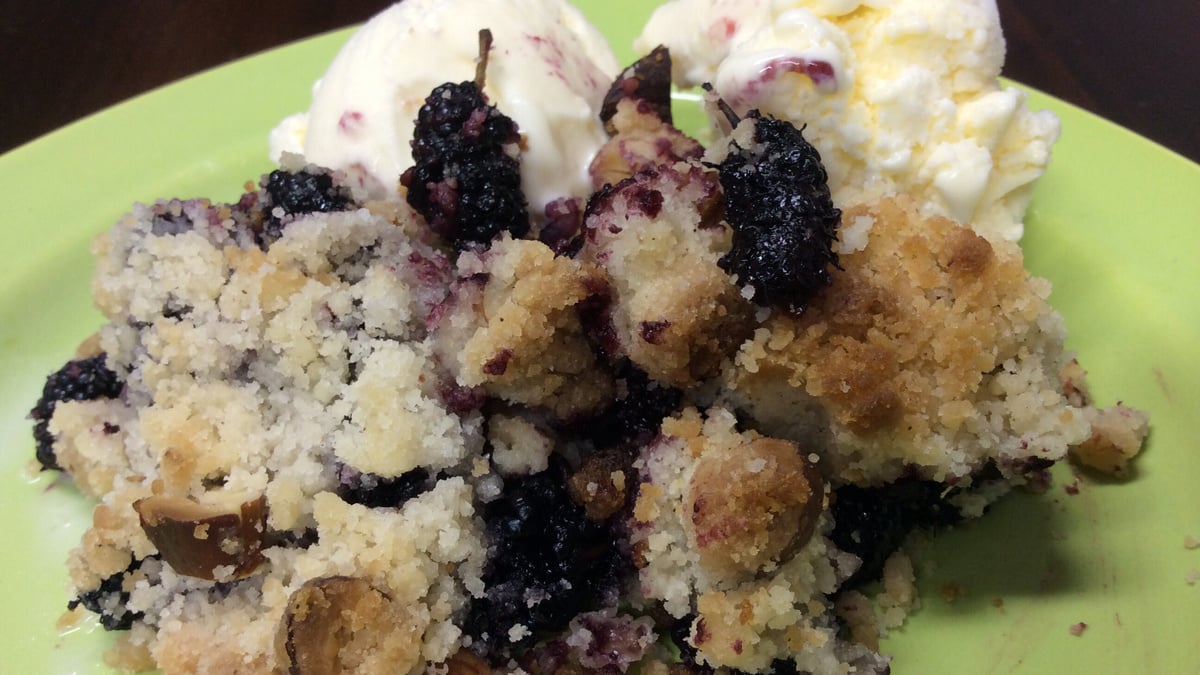 Crumble de amora