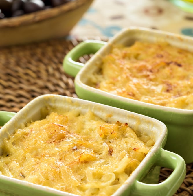 Escondidinho de mandioca com carne seca