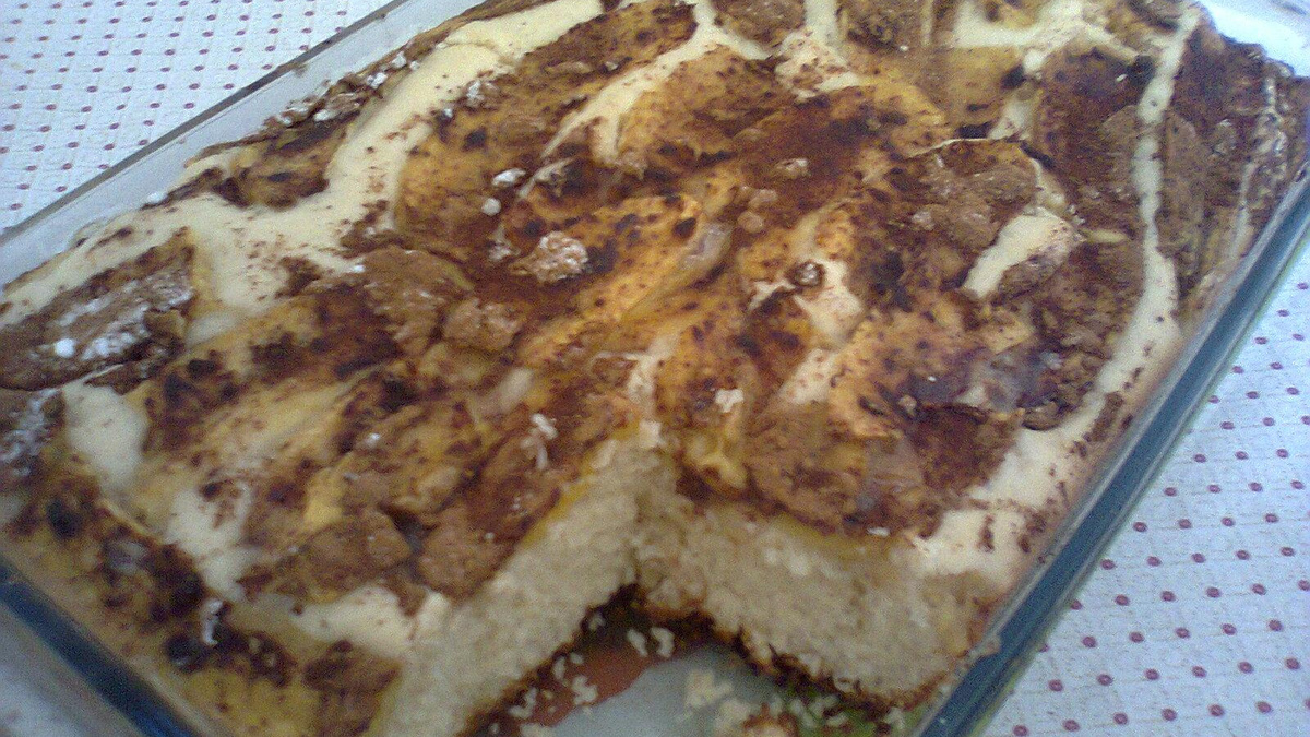 Torta de banana fácil