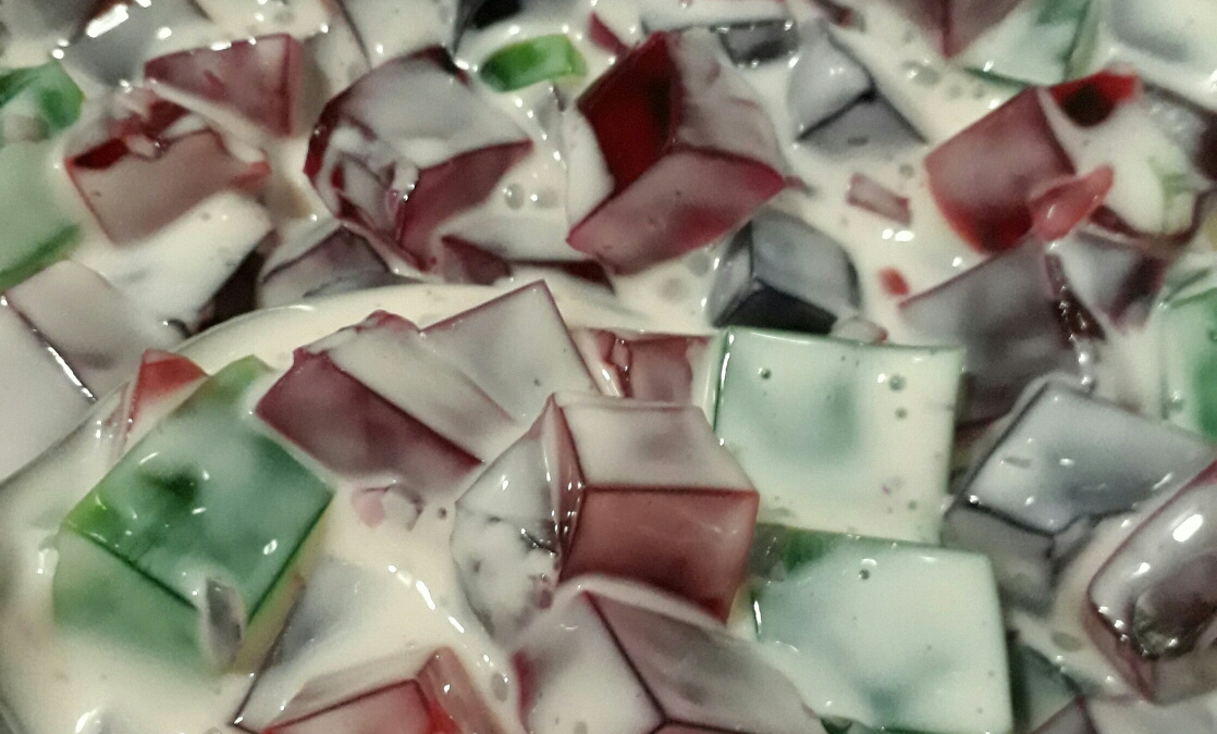 Mosaico de gelatina