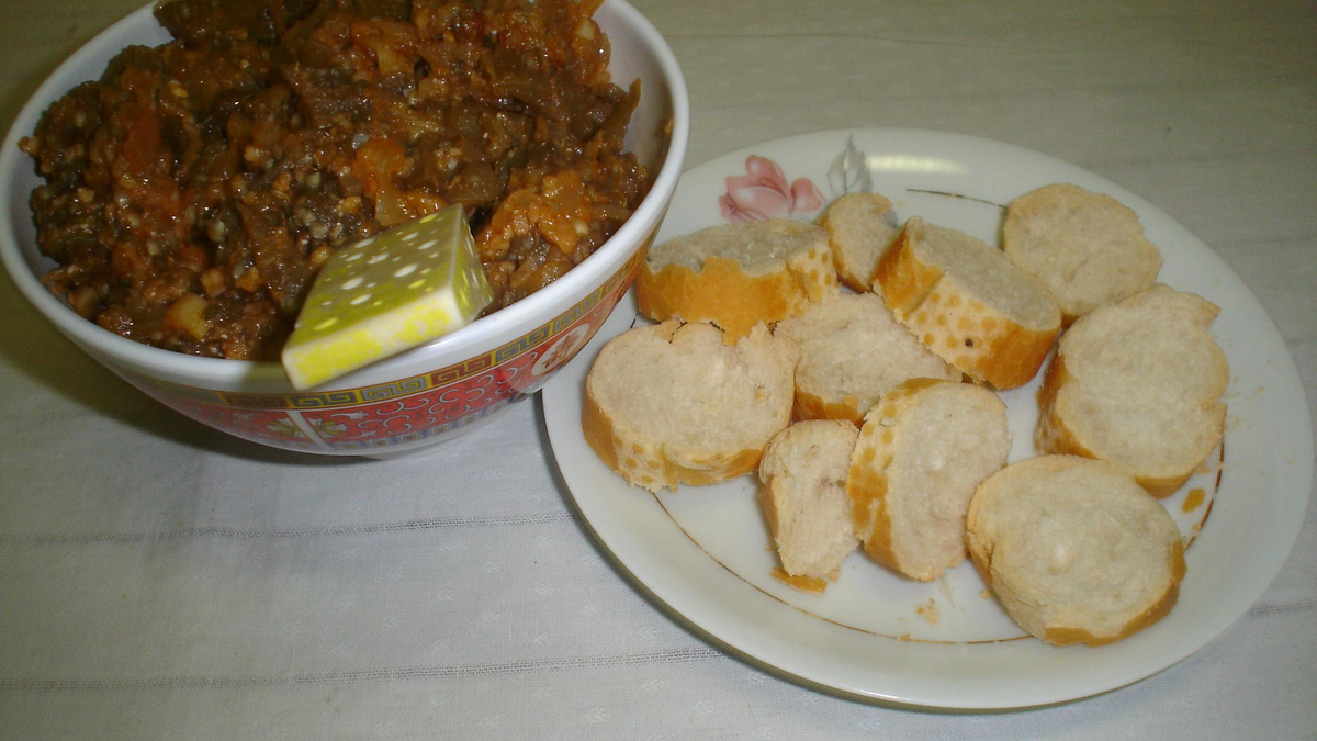 Aperitivo de berinjela