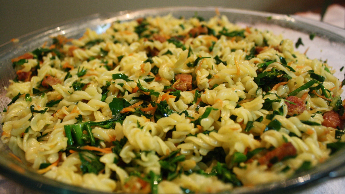 Macarrão primavera sucesso