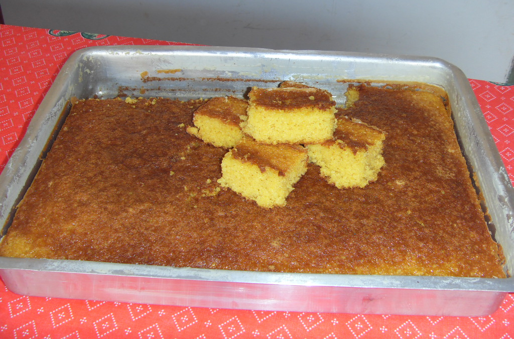 Bolo de milharina
