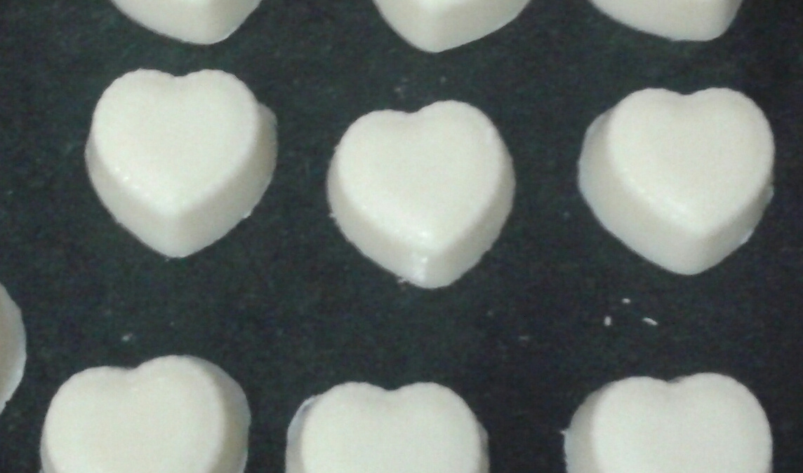 Trufas de chocolate branco