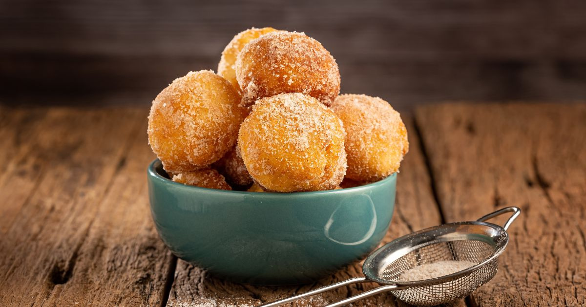 Bolinho de chuva na airfryer
