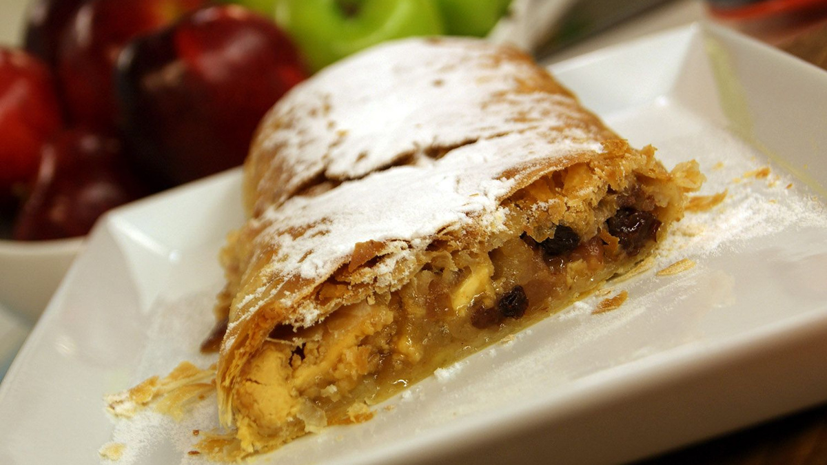 Strudel de maçã - receita alemã