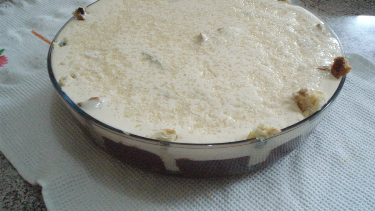 Pavê chocolate de panetone
