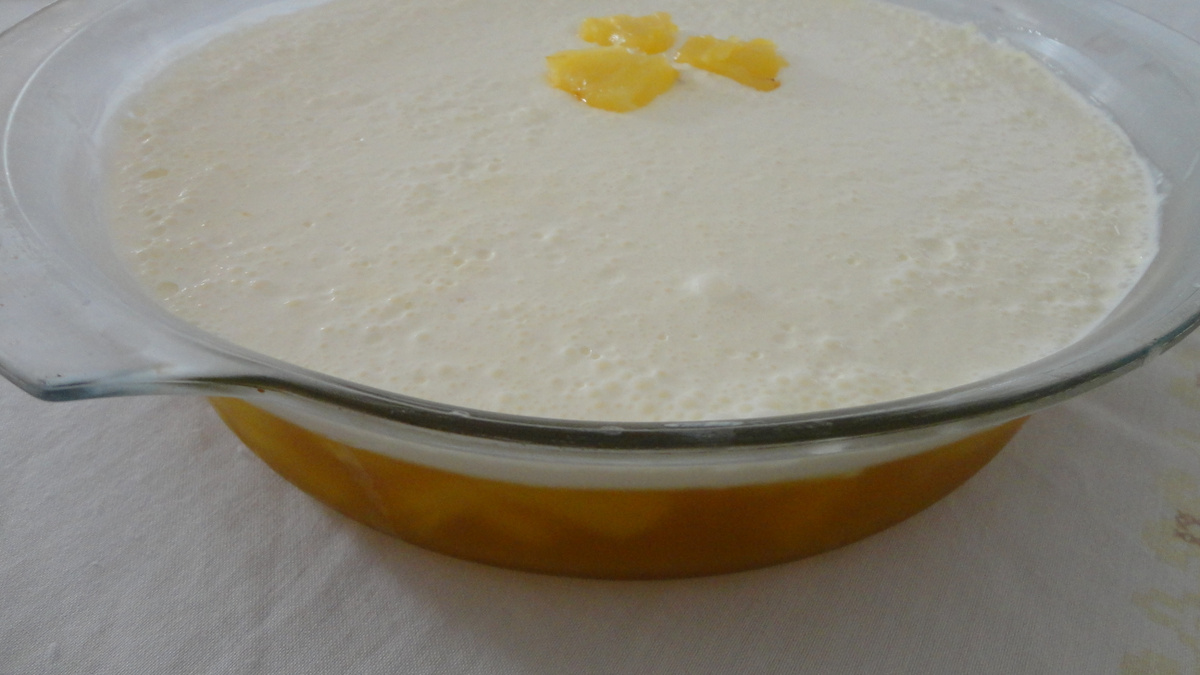 Gelatina de abacaxi