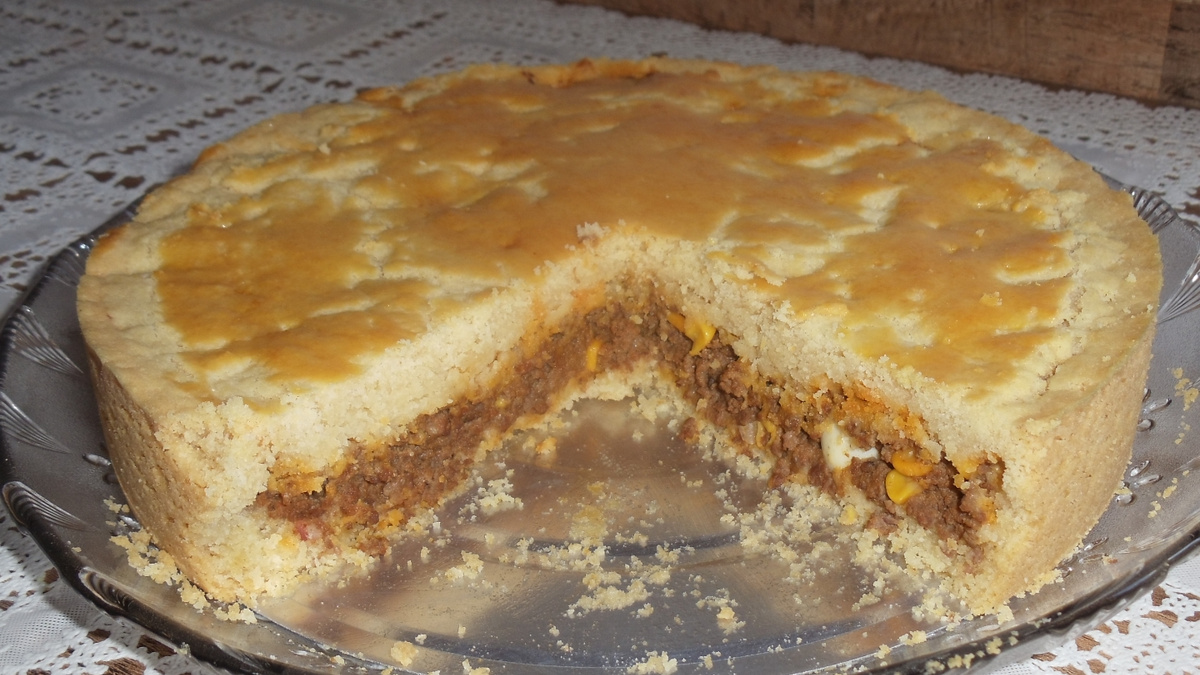 Empadão de carne moída
