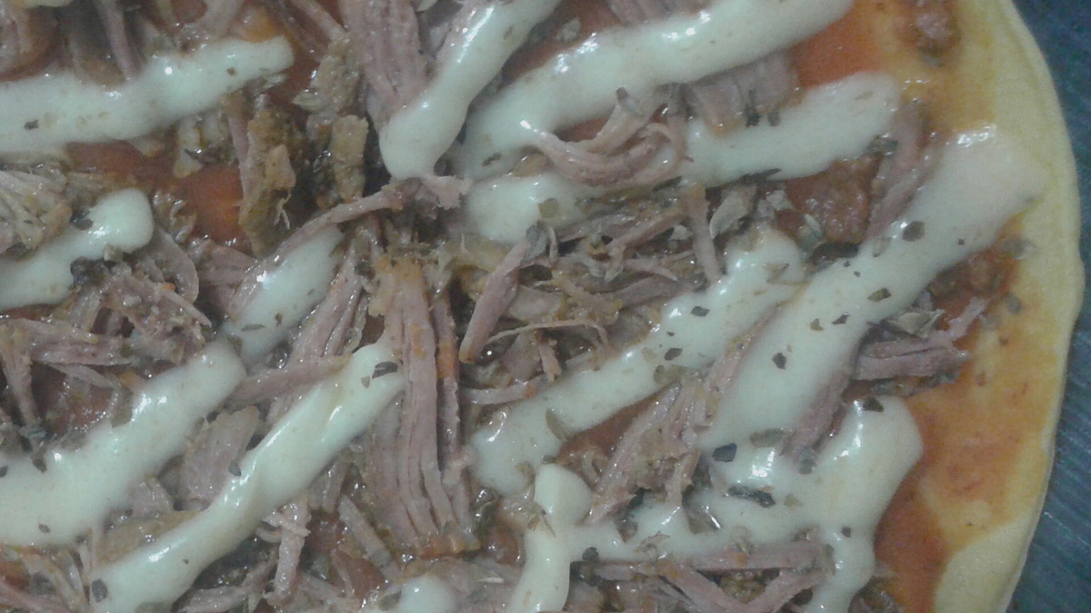 Pizza fáci e rápida de crepioca