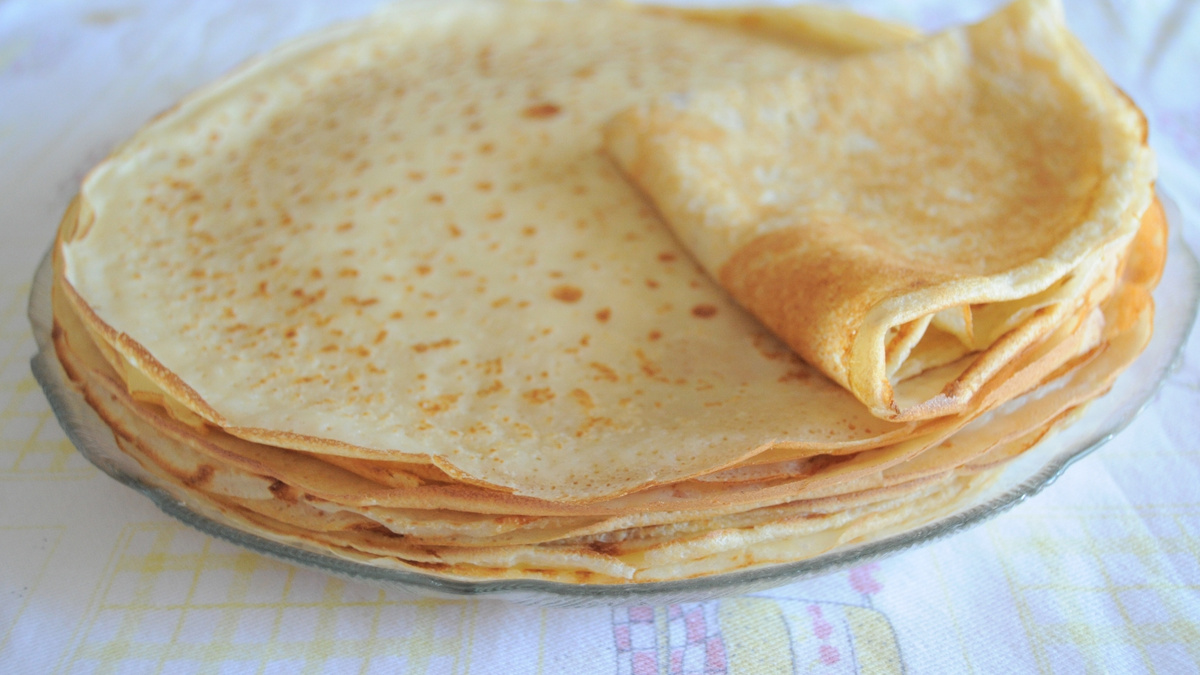 Les crêpes françaises de ma mère!