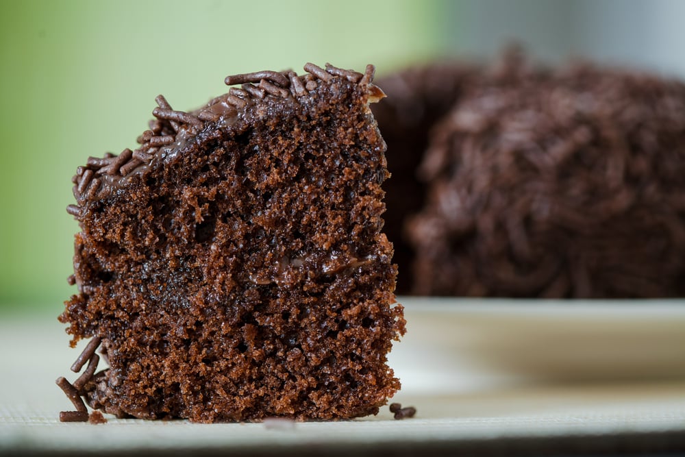 Receita de Bolo de Chocolate Simples