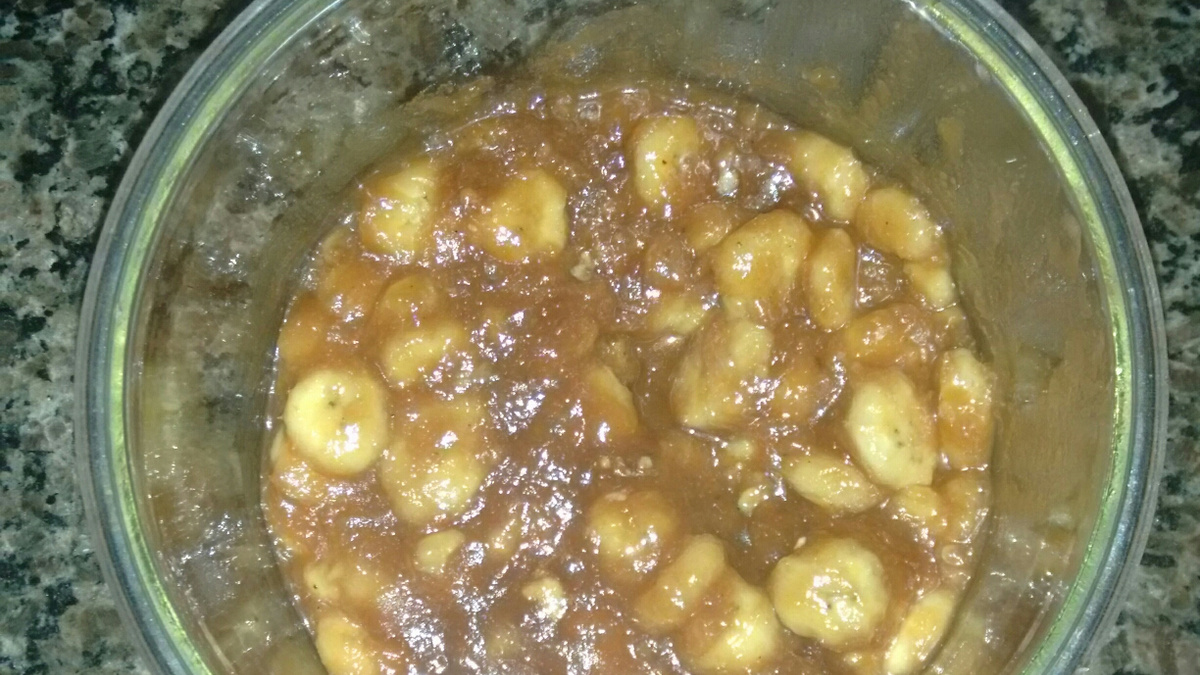 Doce de banana caramelizado