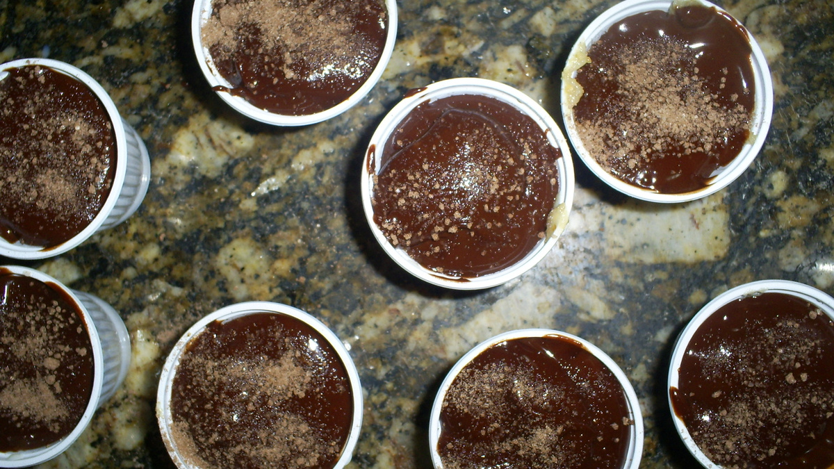 Triplex de amendoim e chocolate