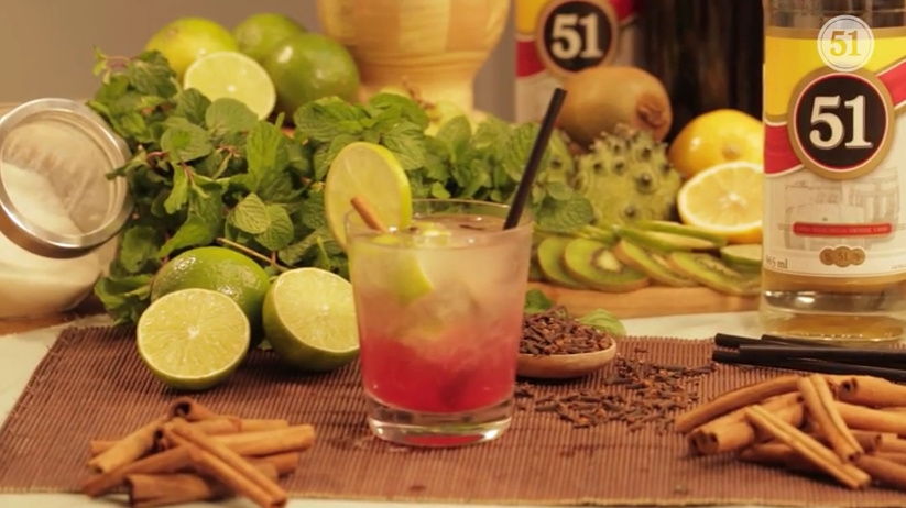 Caipirinha cravo e canela