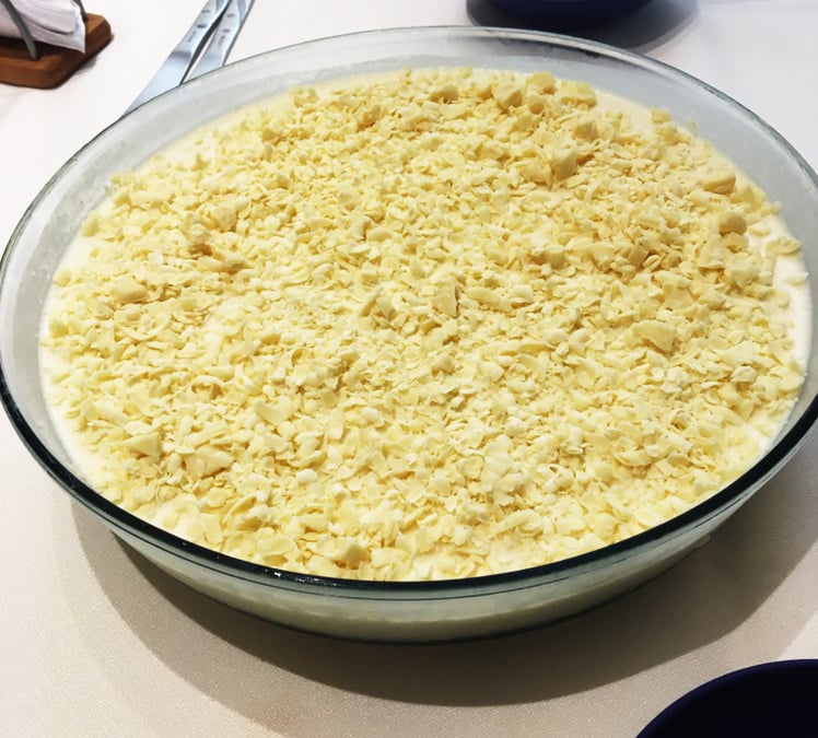 Mousse de leite ninho