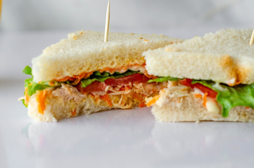 Lanche natural de frango