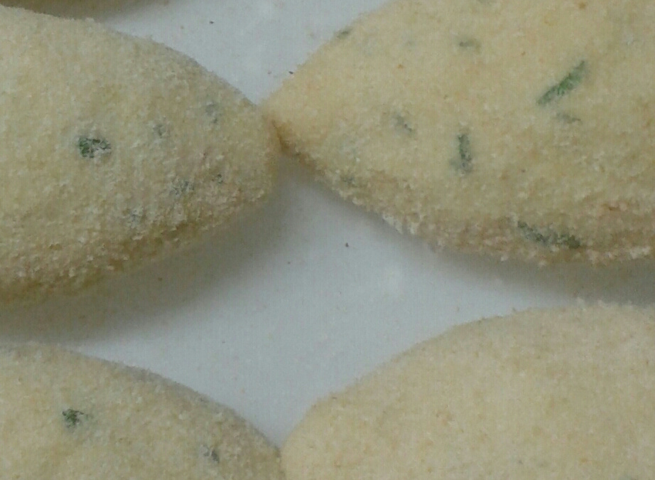 Bolinho de mandioca com calabresa