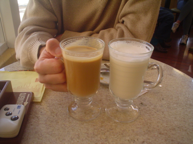 Milk shake de Neston e pêssego