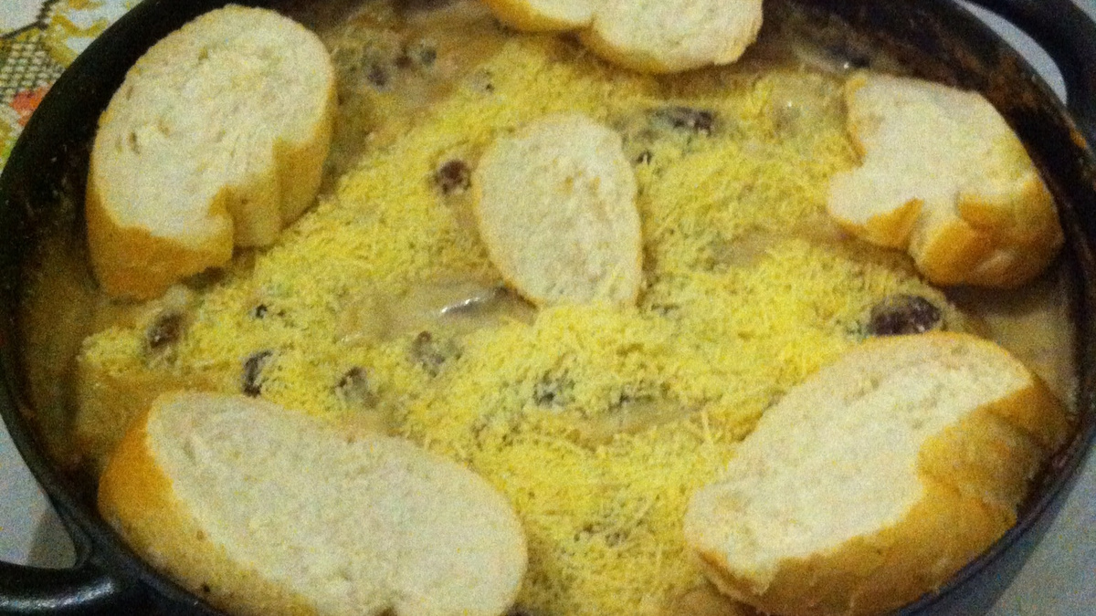 Fraldinha gratinada