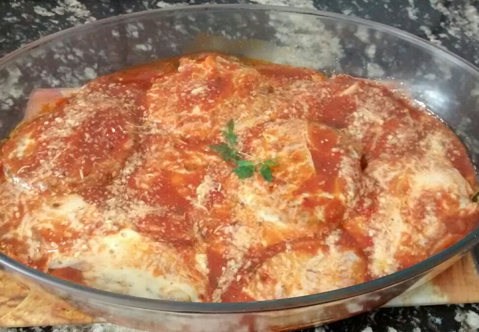 Hambúrguer à parmegiana