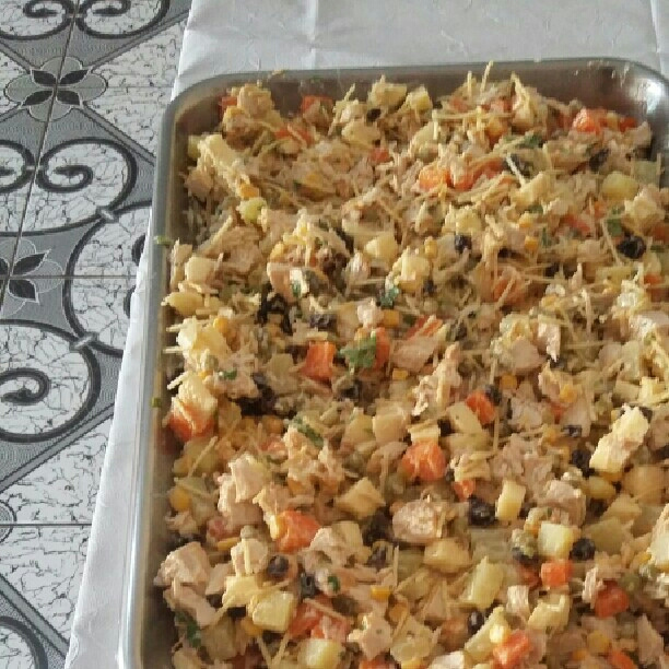salpicão simples de frango