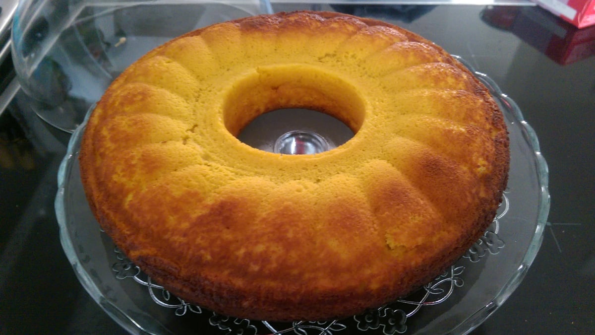 Bolo de cenoura com limão