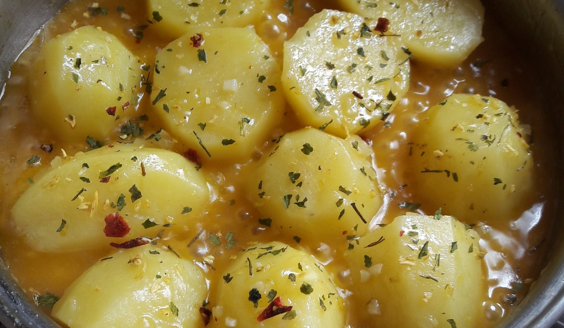 Batatas na manteiga