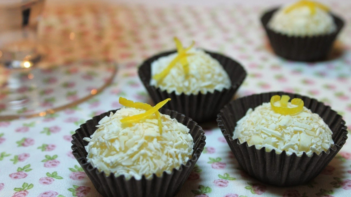 Brigadeiro de limão siciliano