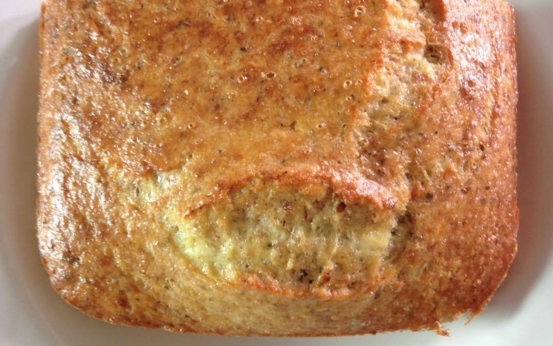 Torta de aveia protéica fit