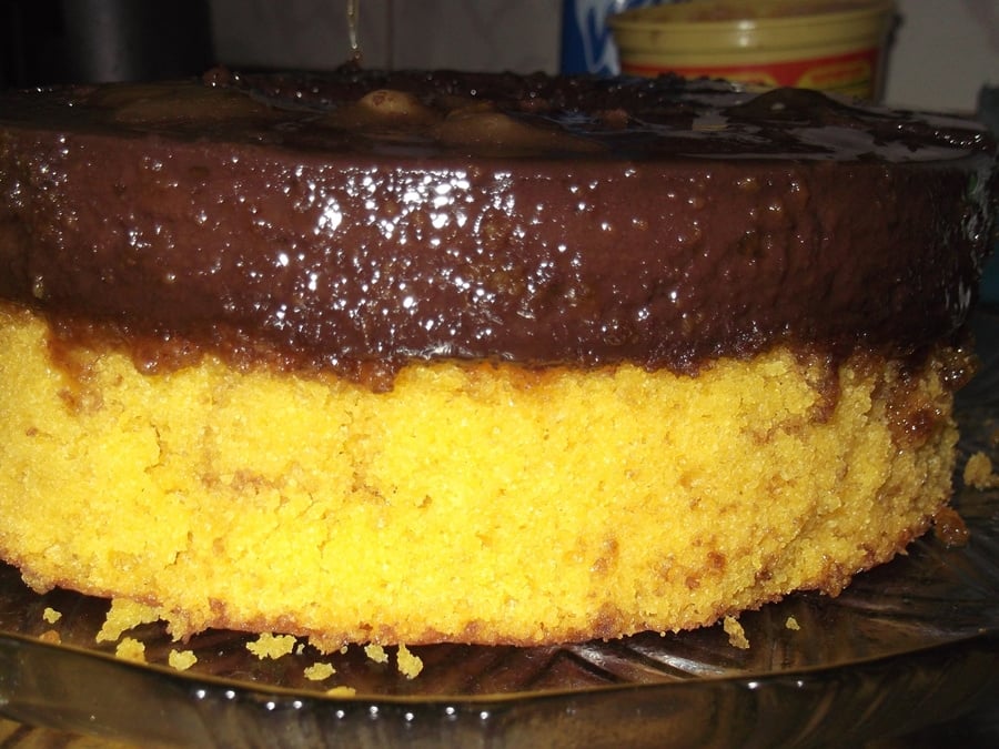 Bolo de cenoura magnífico