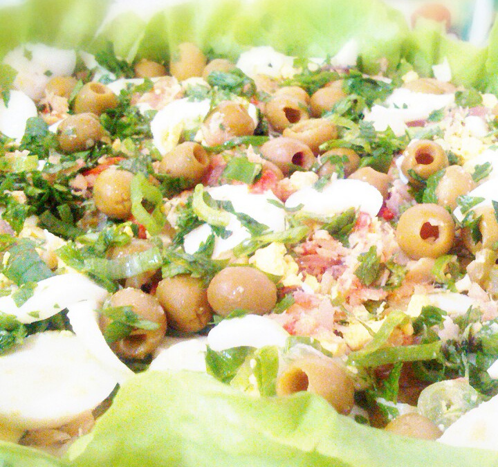 Salada de bacalhau à portuguesa