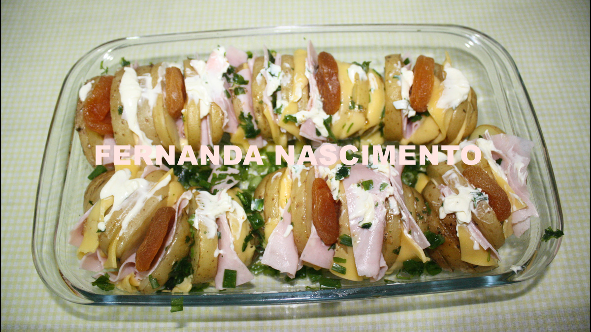 Batatas Hasselback