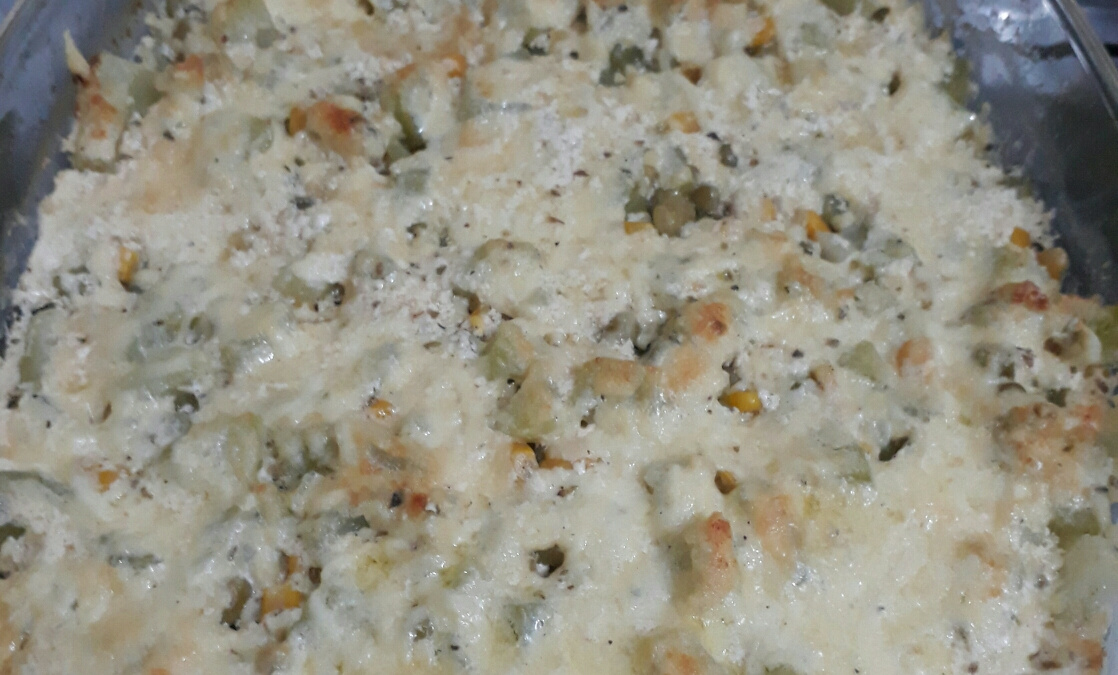 Chuchu gratinado