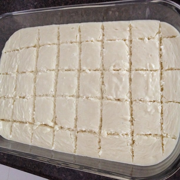 Cocada de leite ninho