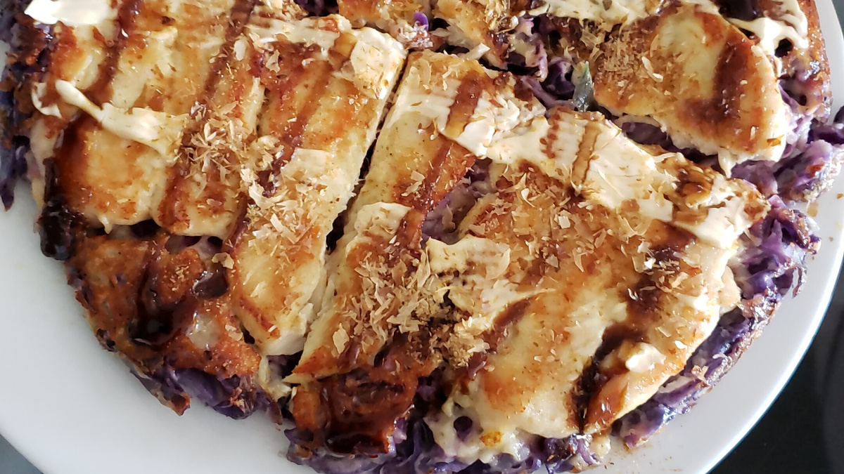 Okonomiyaki - panqueca de repolho