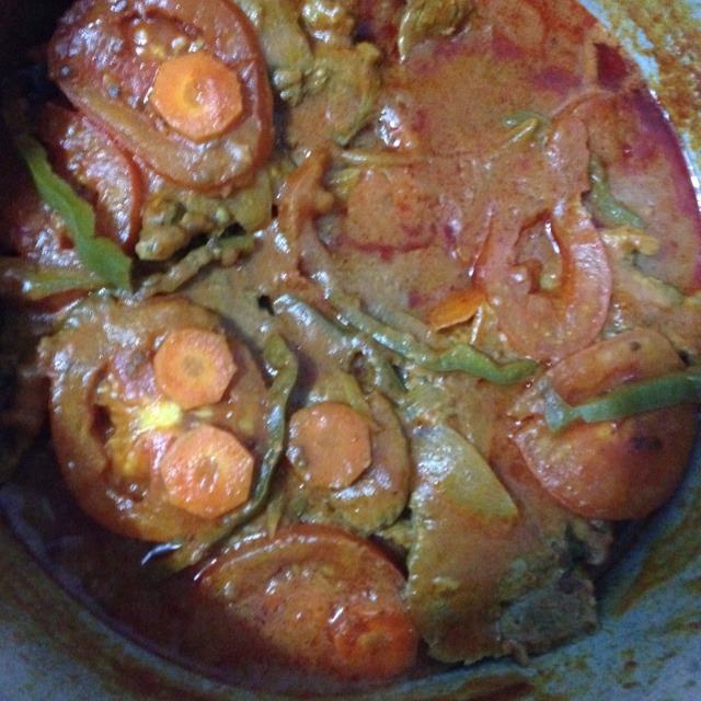 Bife em camadas com legumes
