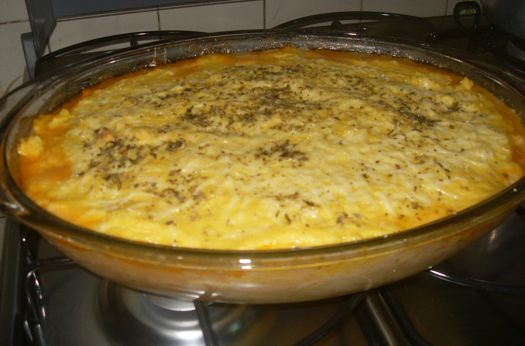 Escondidinho de batata com carne moída