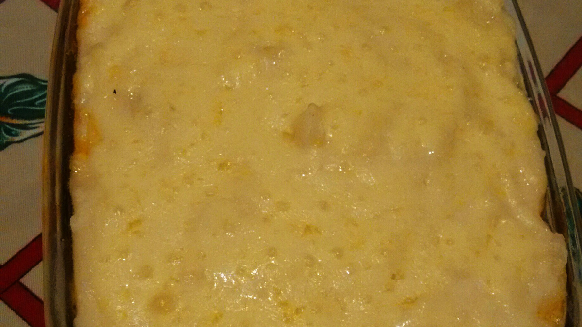 Escondidinho de aipim