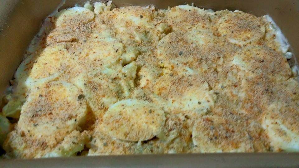 Couve-flor gratinada