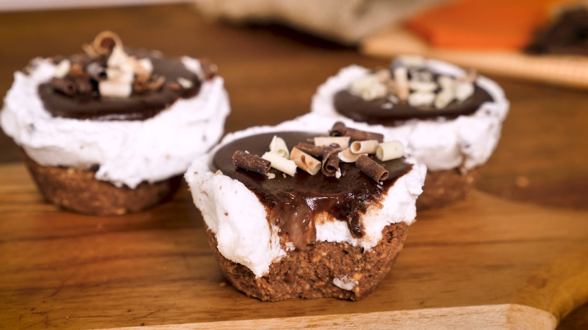 Cupcake Gelado de Nutella