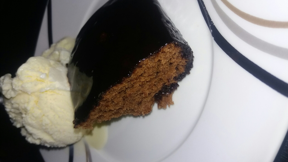 Calda de chocolate que endurece