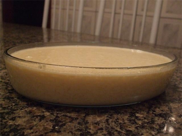 Arroz doce com doce de leite